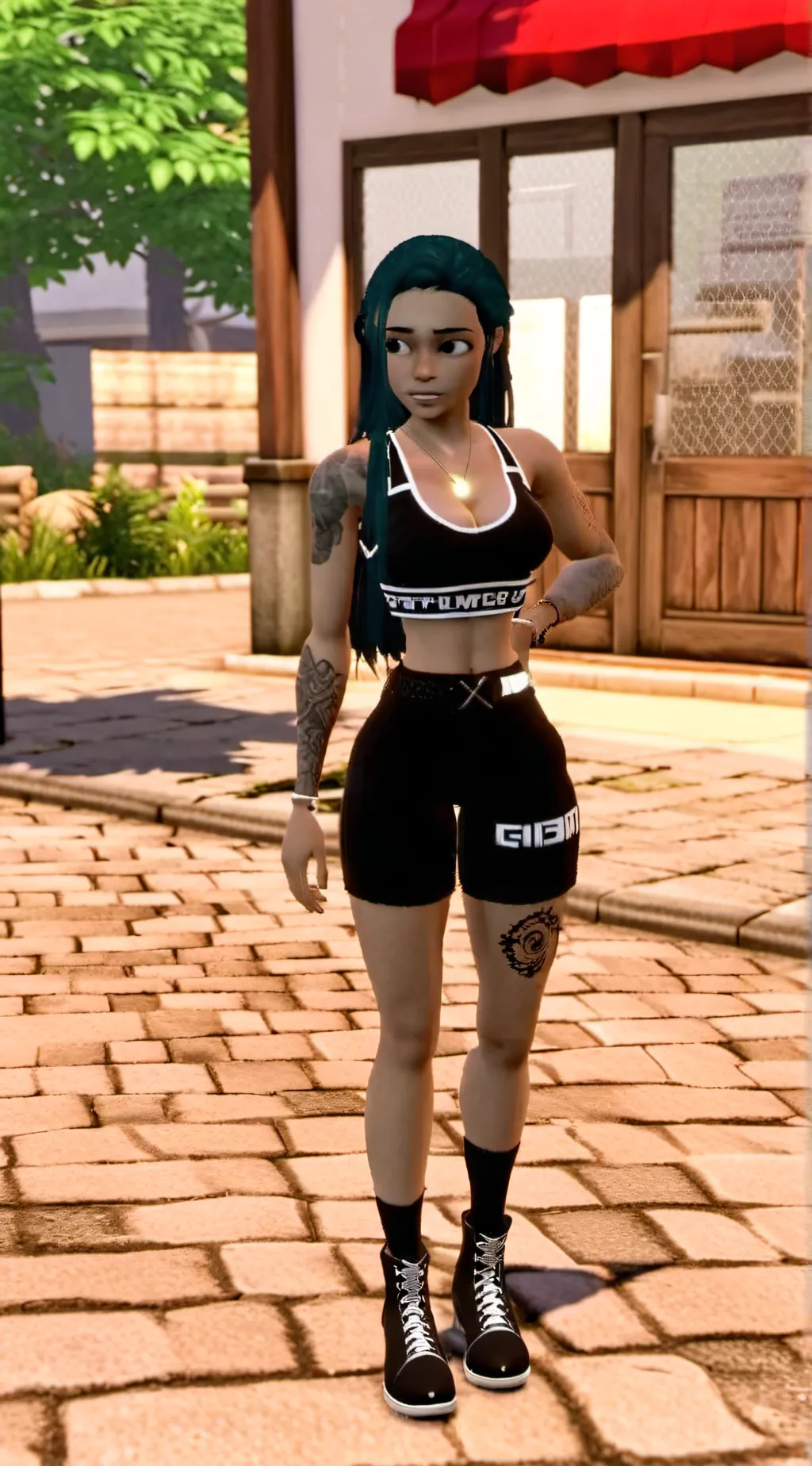 ai character: Ariana background