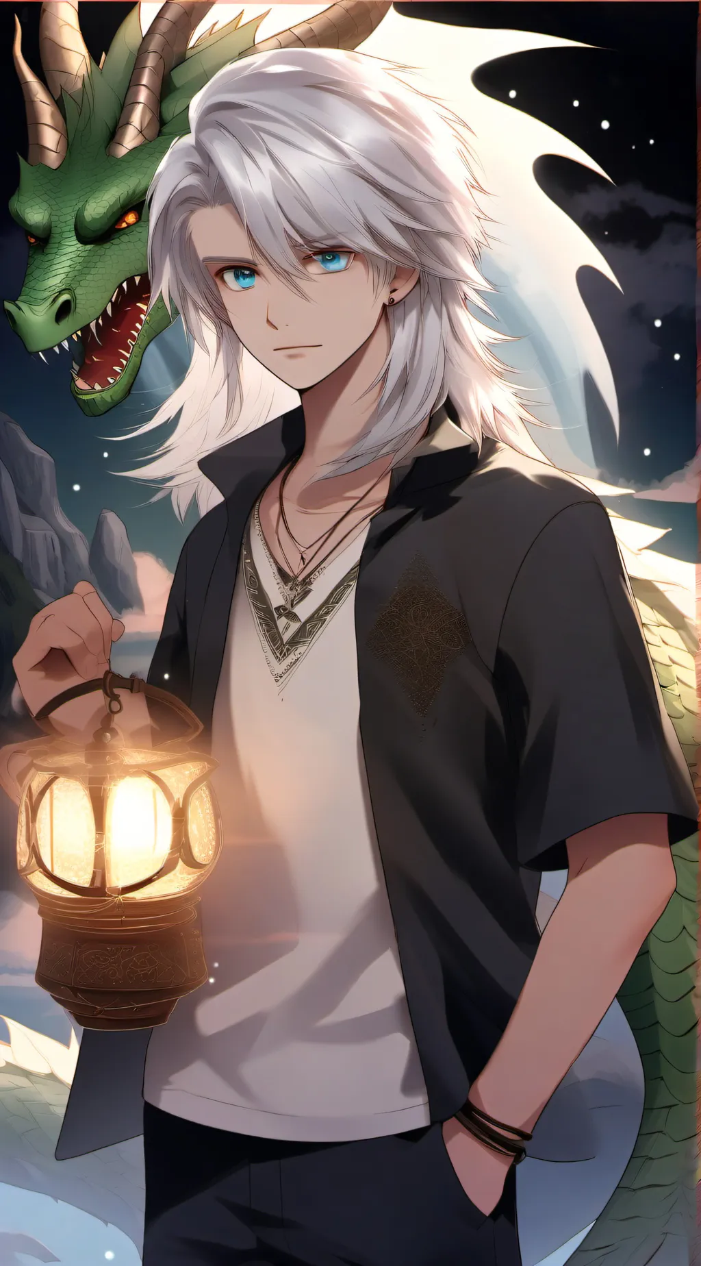 ai character: Sol background