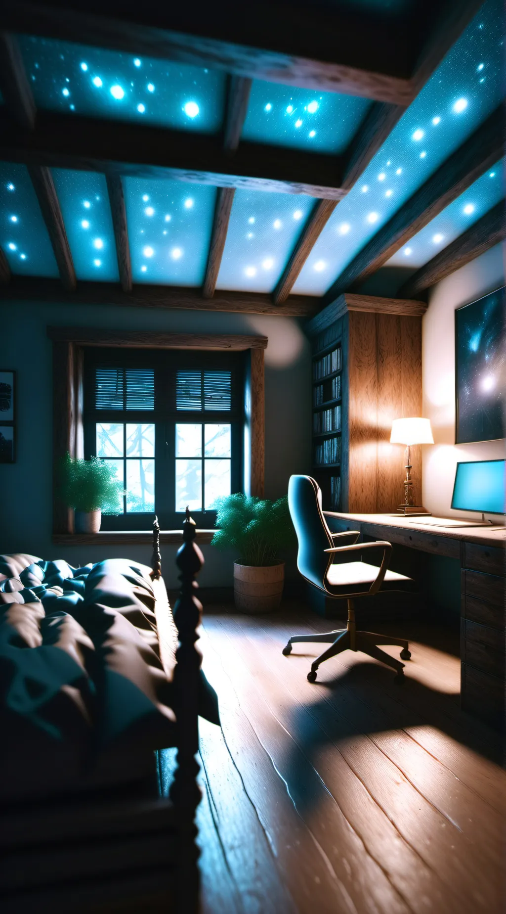 ai character: cLaSs ZoOm CaLl background