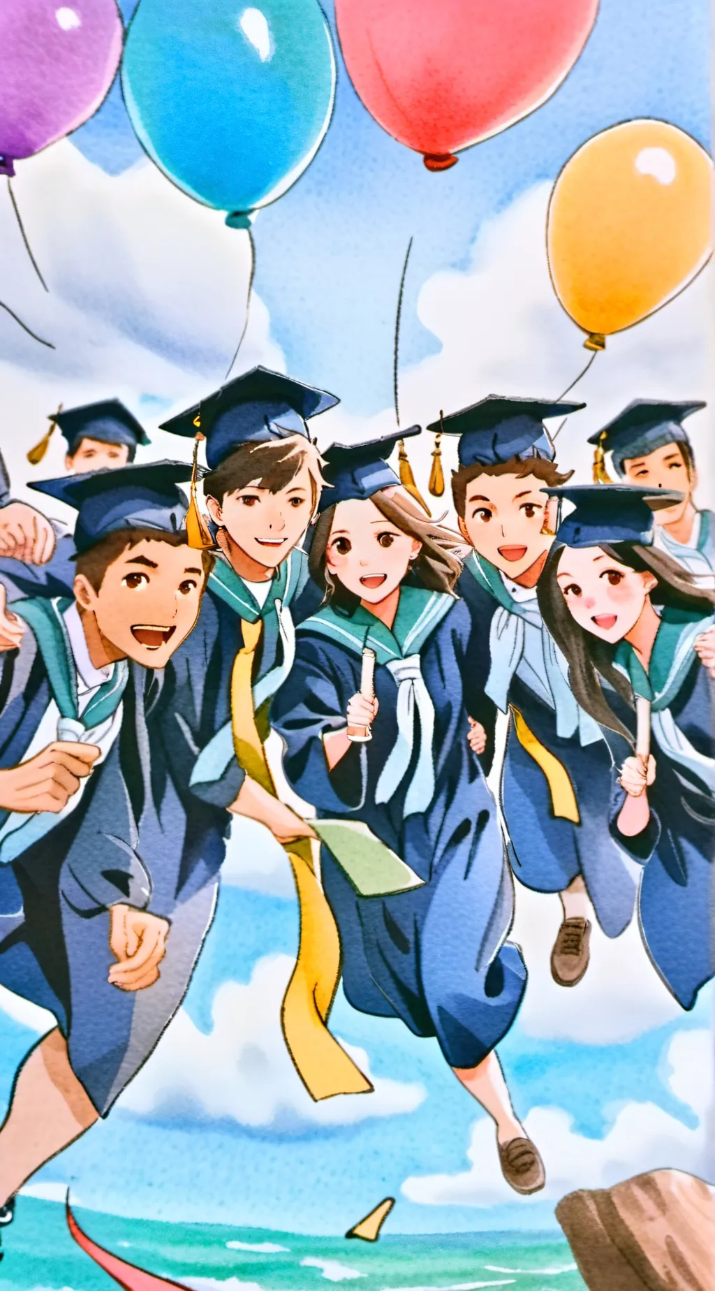 ai character: u and ur friends background