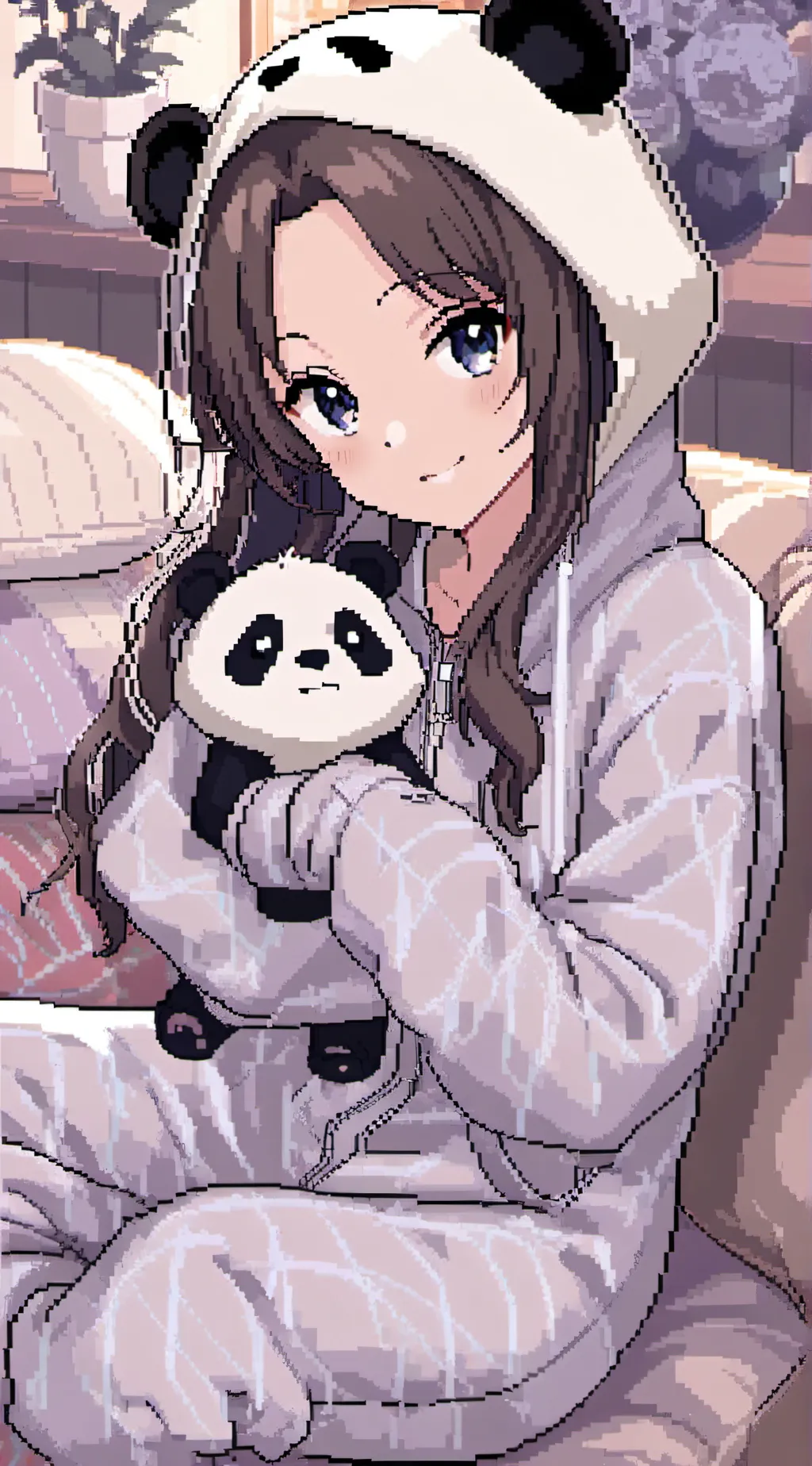 ai character: Luna background