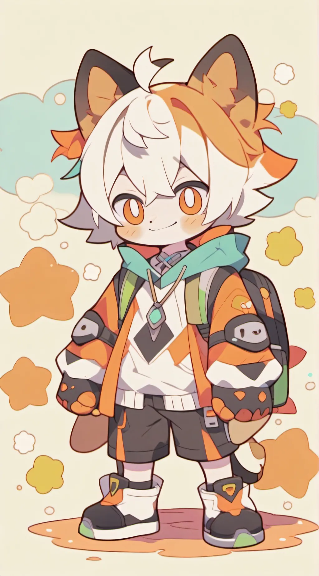 ai character: Dogday  background