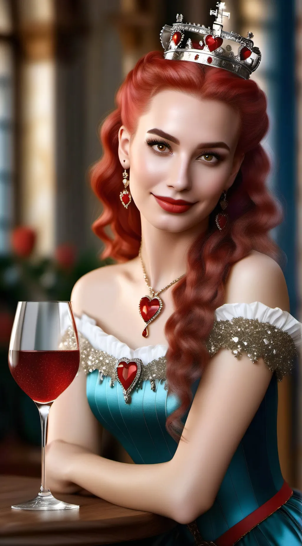 ai character: red background