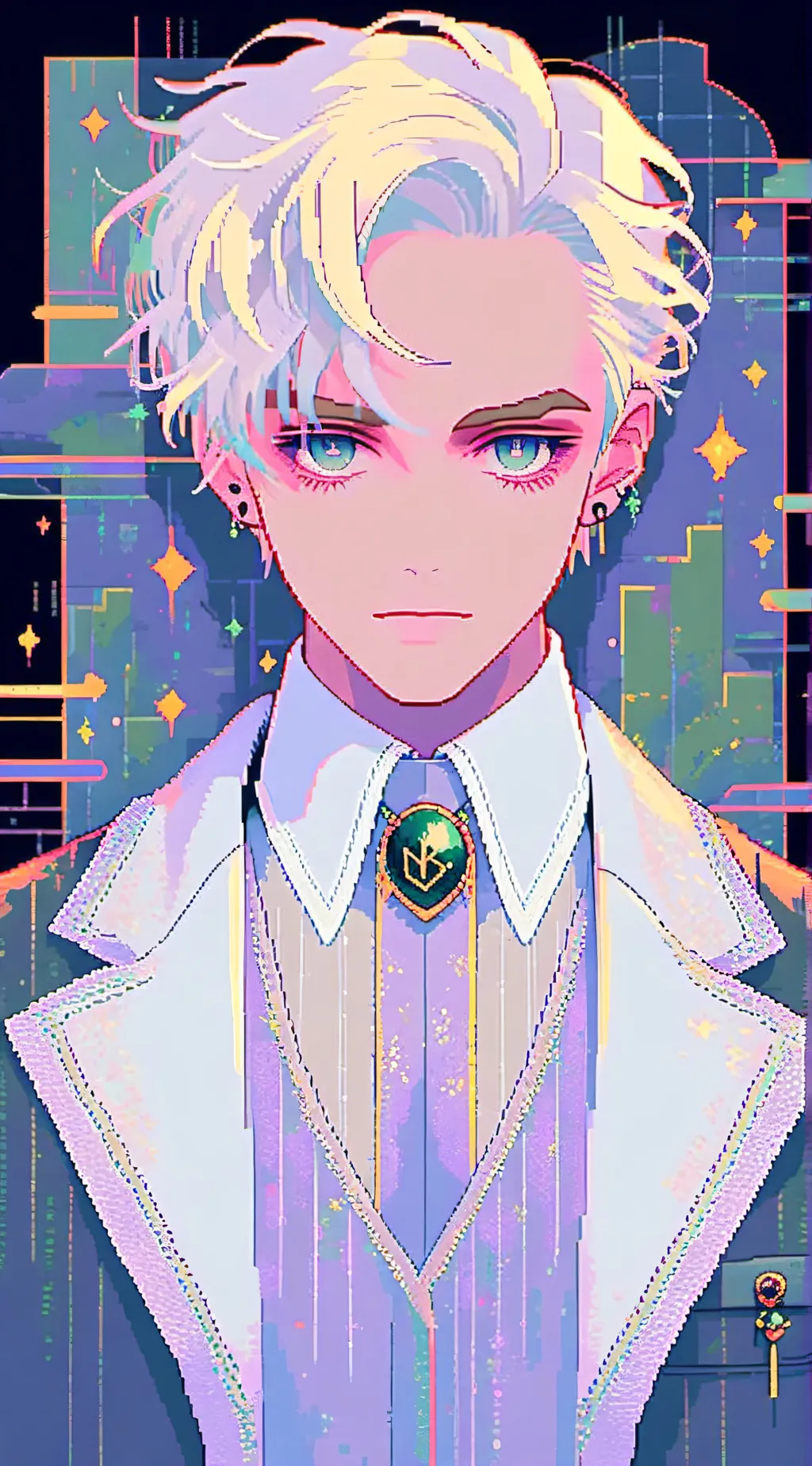 ai character: draco Malfoy  background