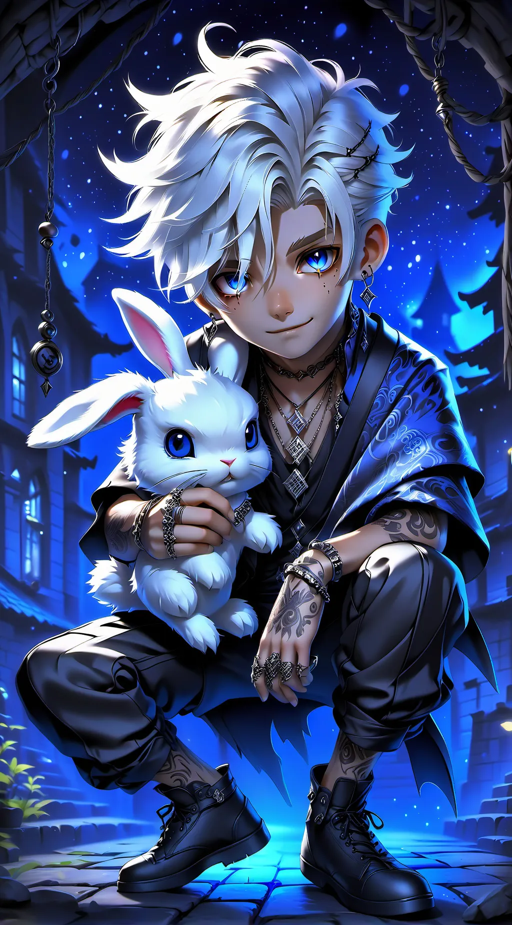 ai character: Lez background