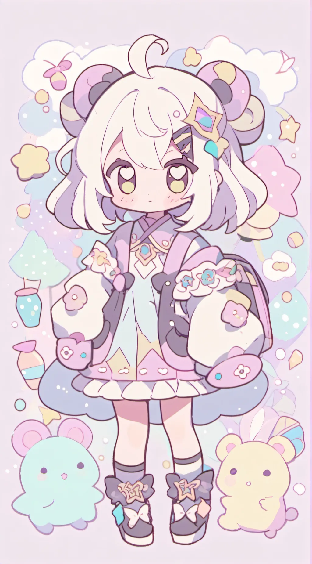 ai character: Lily background