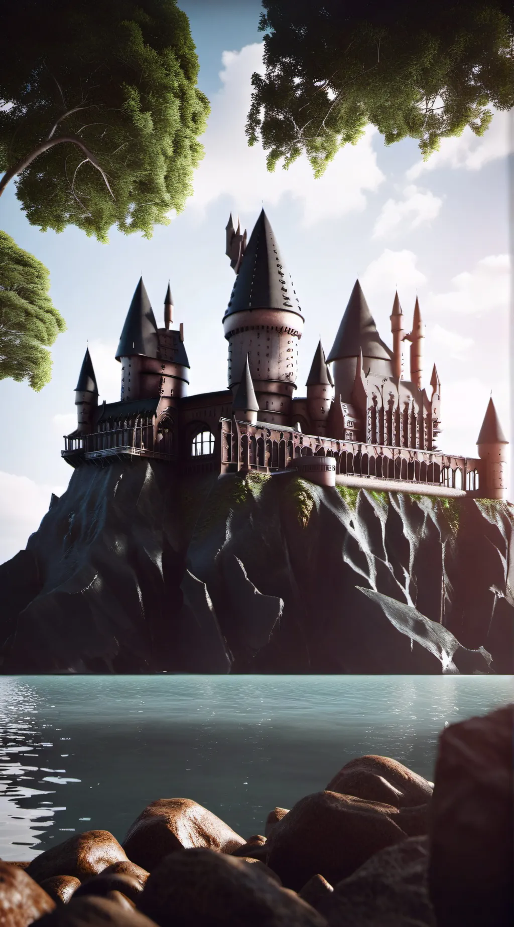 ai character: HOGWARTS!! 😁😁 background
