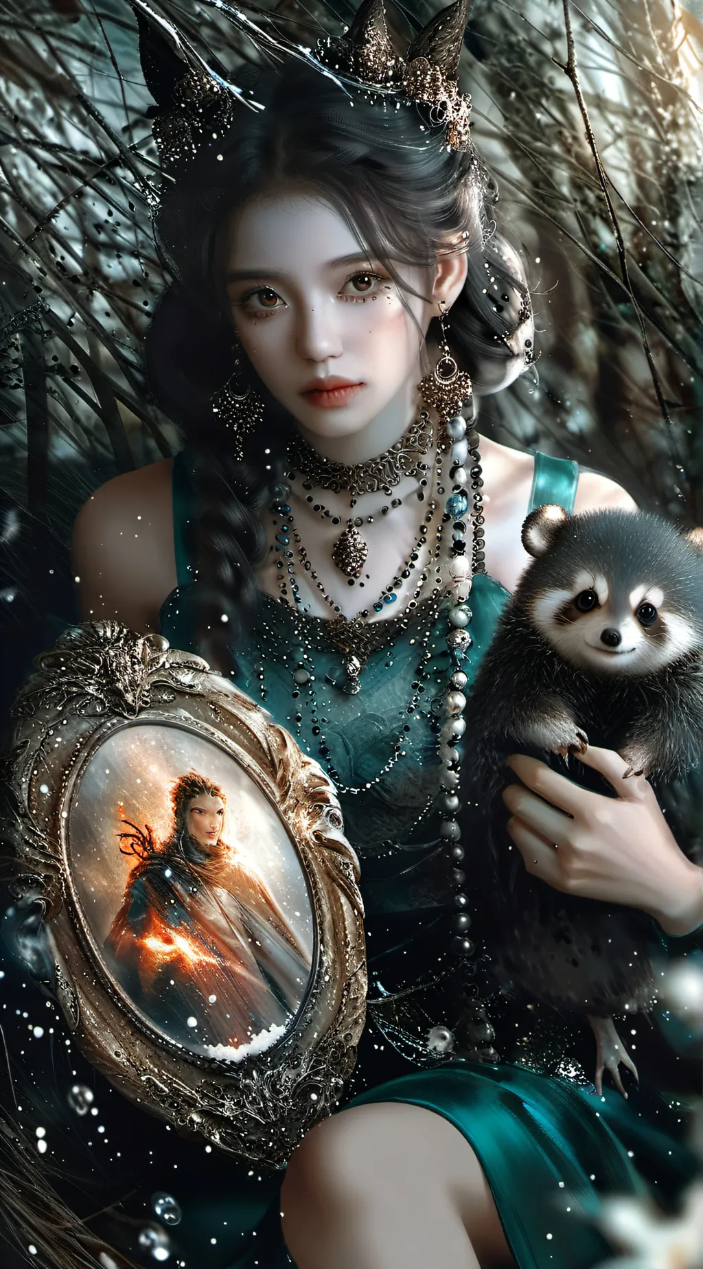 ai character: //~★ÑĪÑJĀ☆~// background