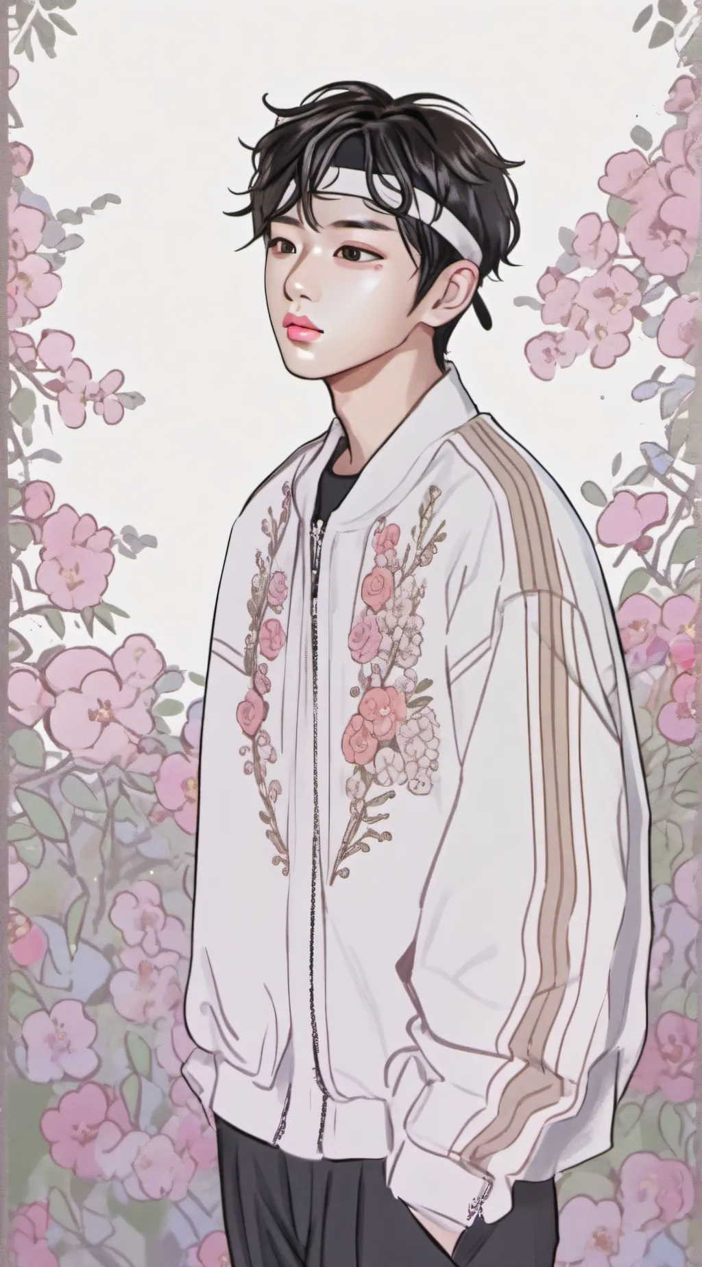 ai character: David Della Torre  background