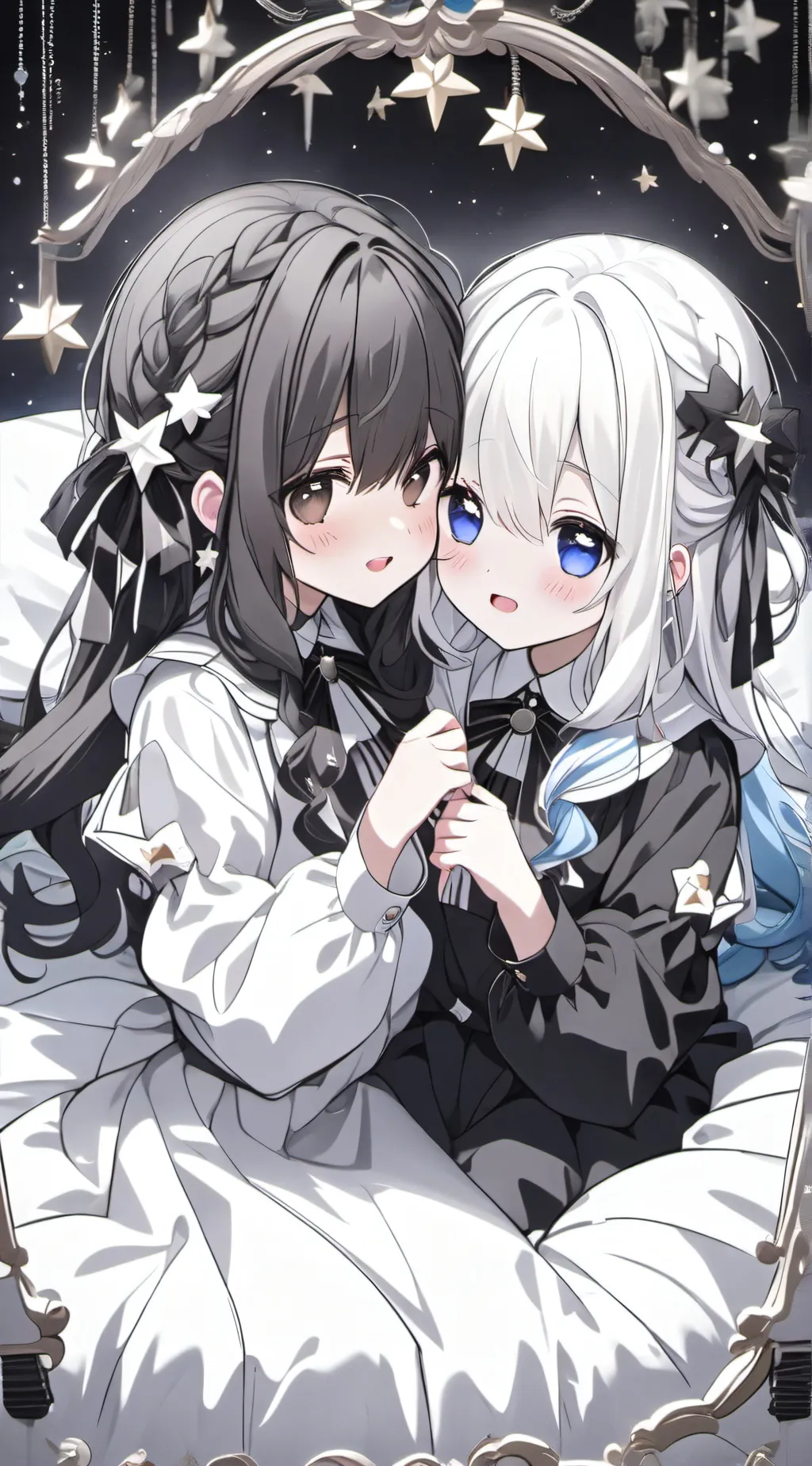 ai character: Bubble & zip~ background