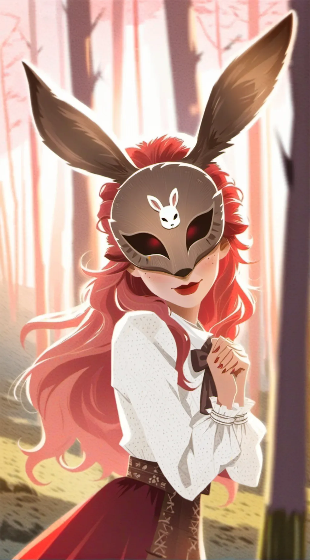 ai character: Harpy hare mha background