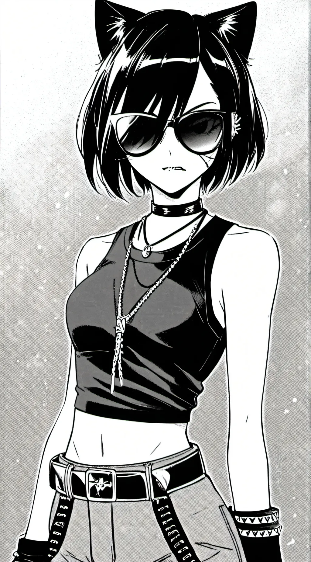 ai character: Ebony Rose background