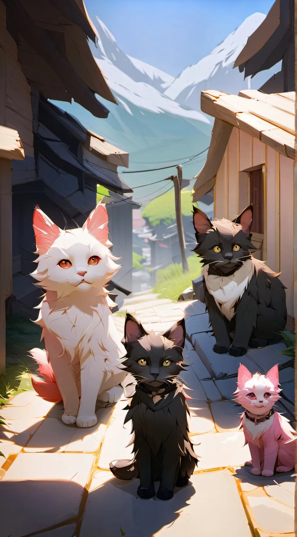 ai character: Hated kitten. background