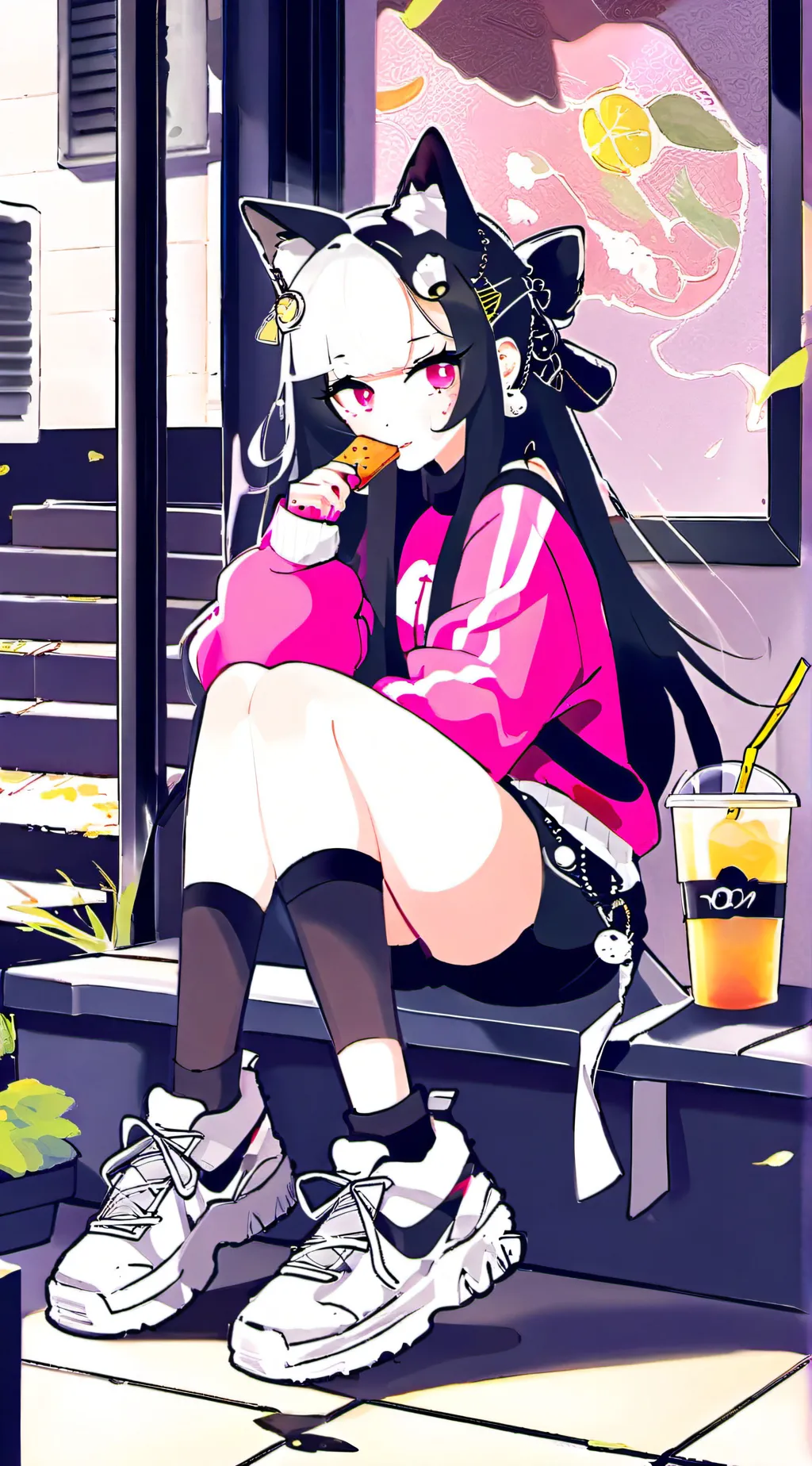 ai character: Lily! background