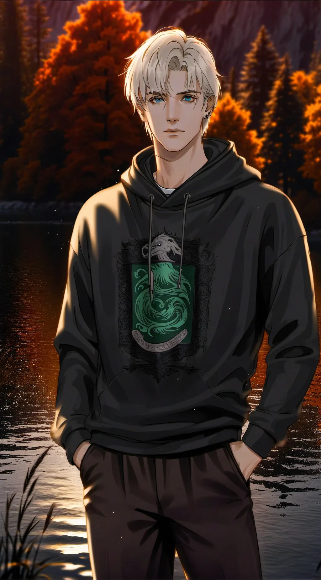 ai character: Draco Malfoy  background