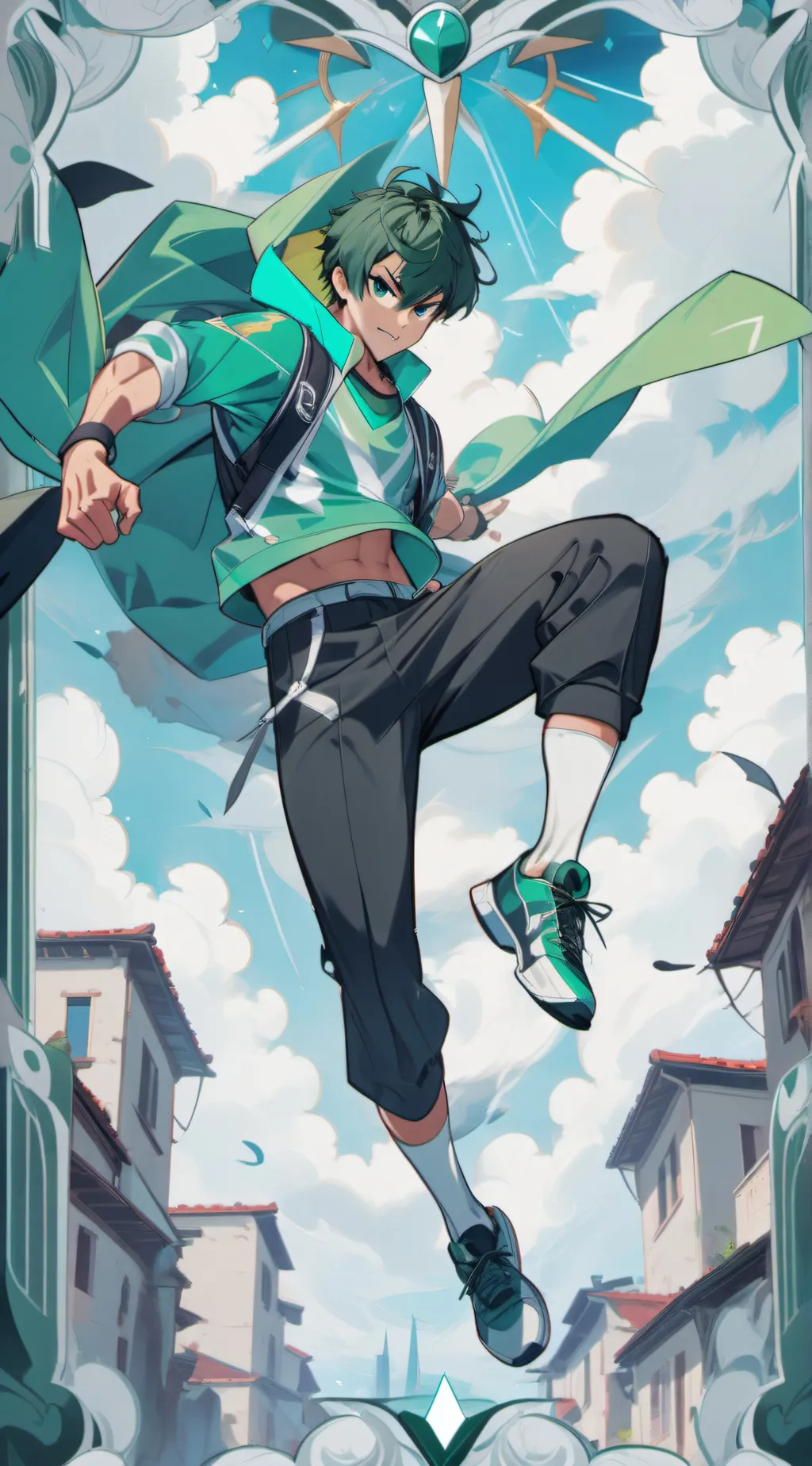 ai character: Mha background