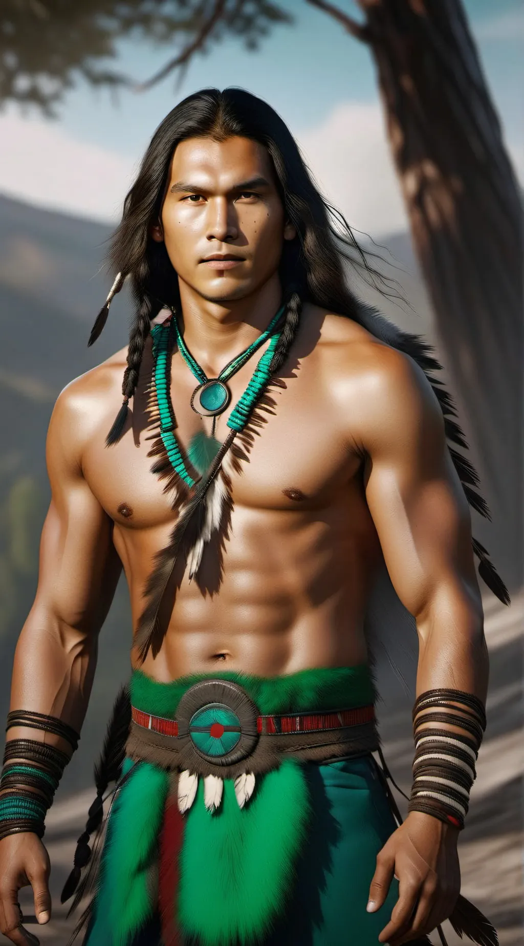 ai character: Michael Greywolf background