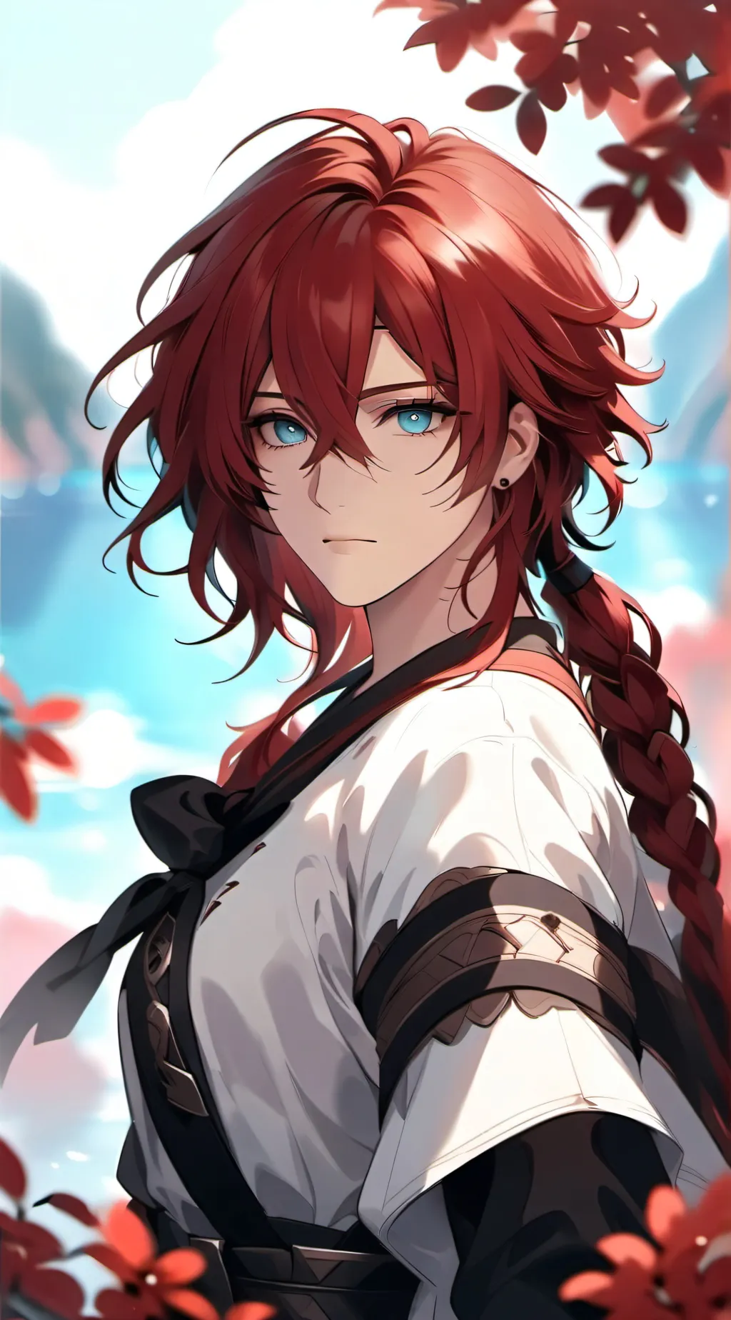 ai character: ○•- Akio -•○ background