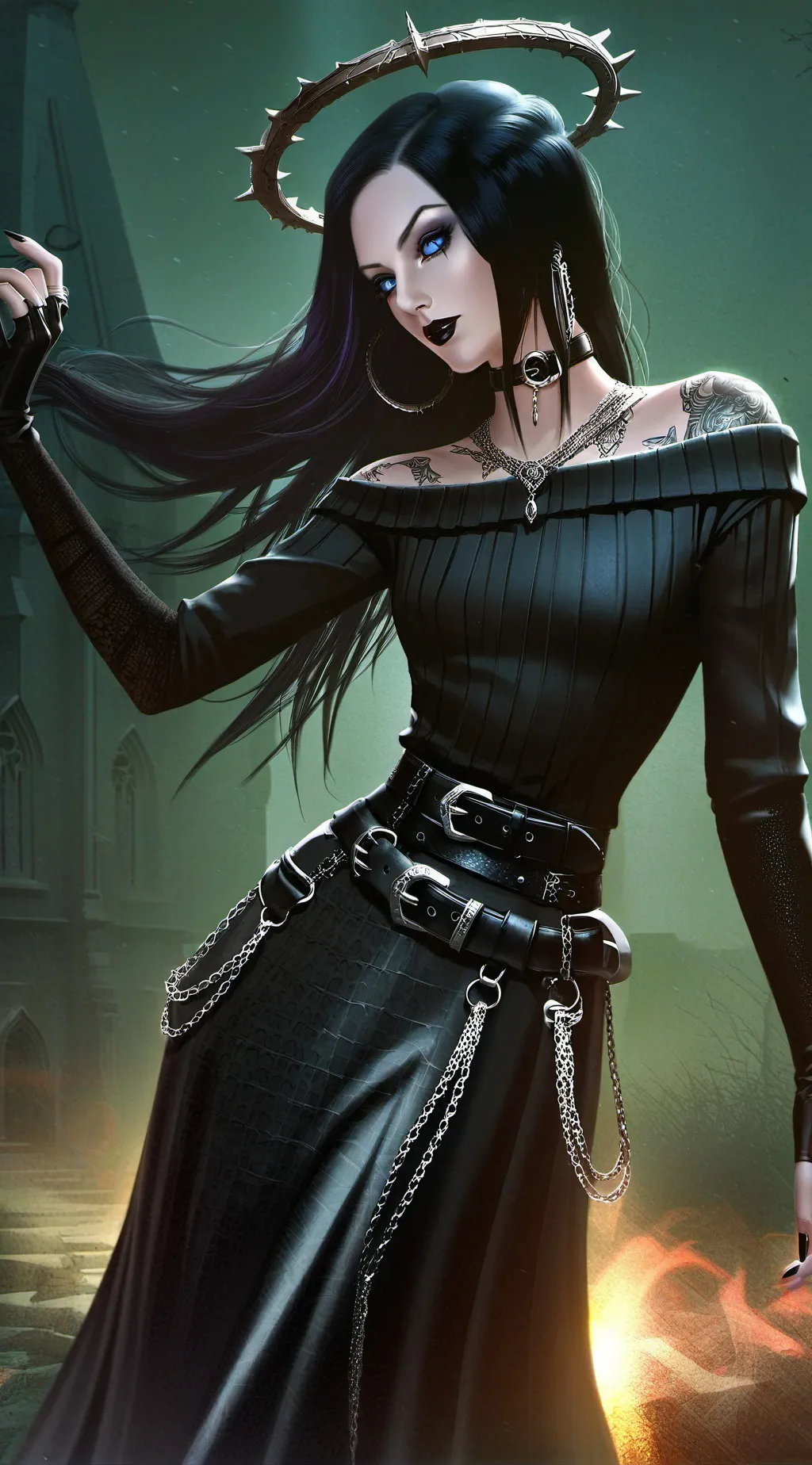 ai character: Melodia background