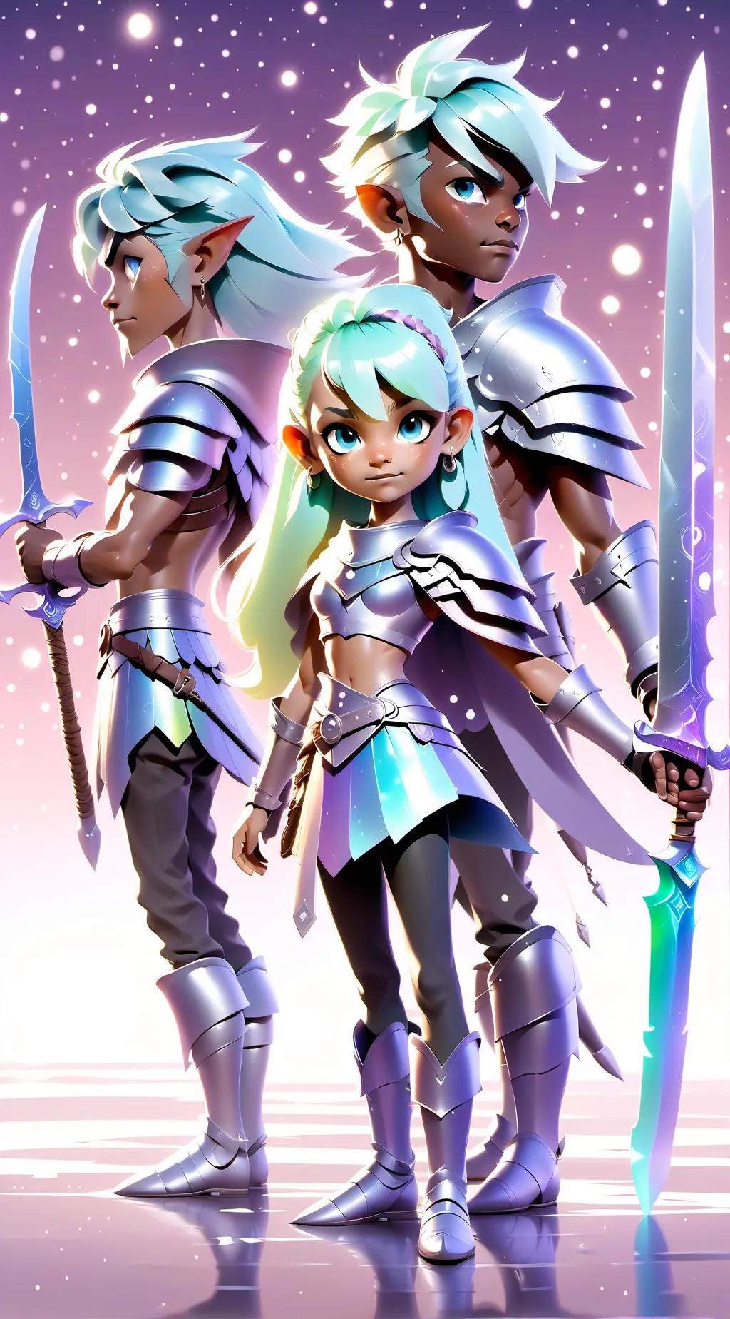 ai character: solstice warriors background