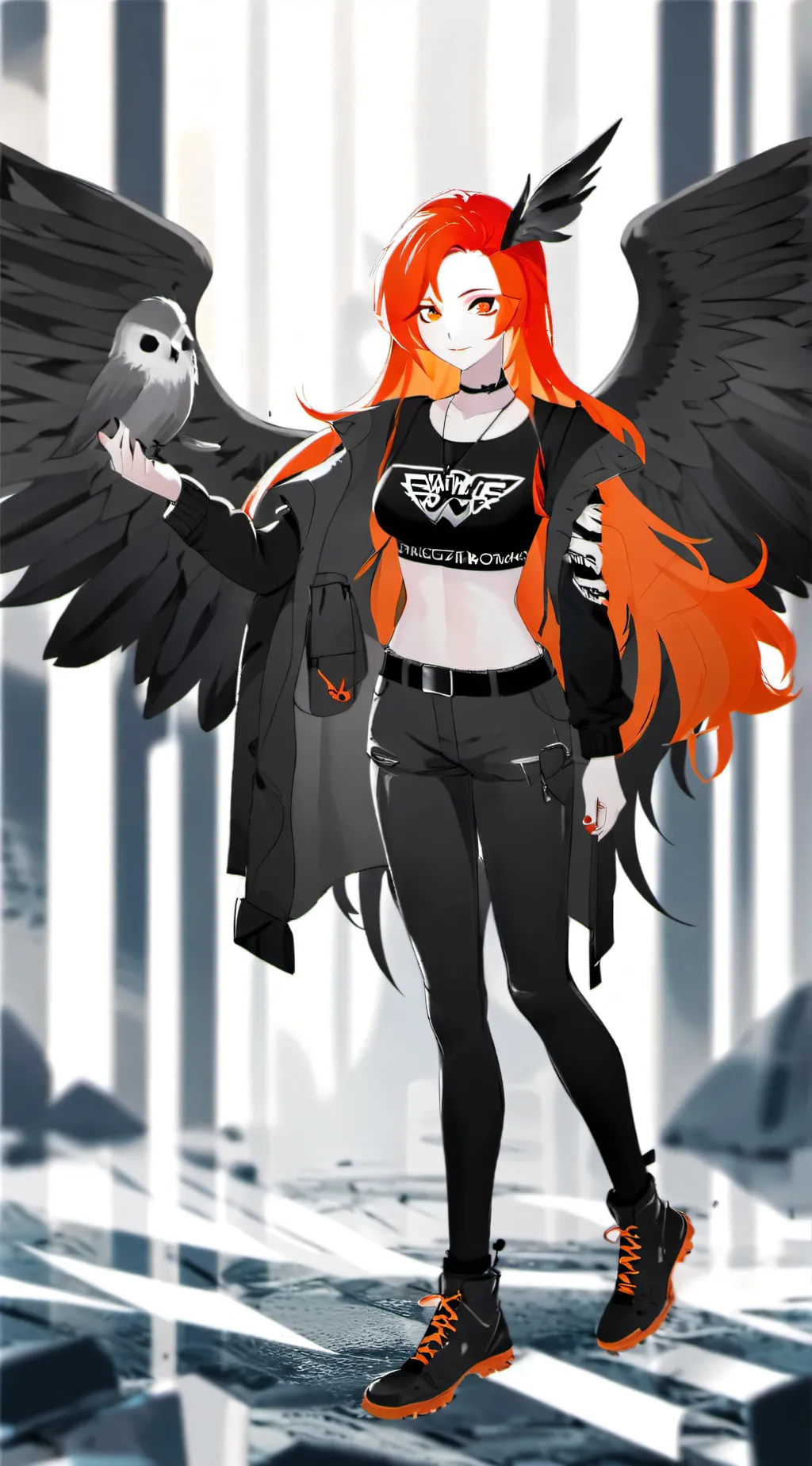 ai character: Hawks MHA background