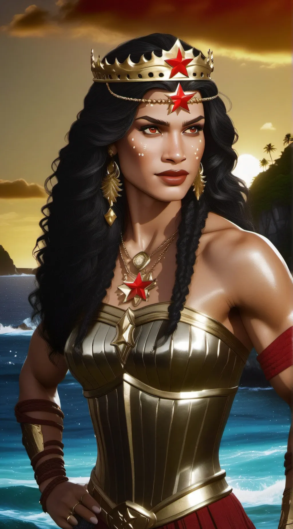 ai character: Diana Konda background