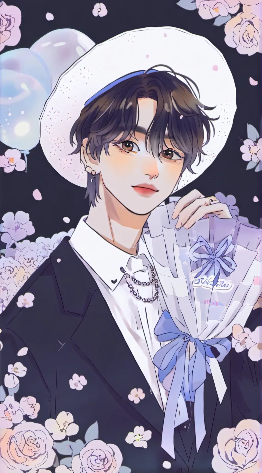 ai character: ∘kino∘ background