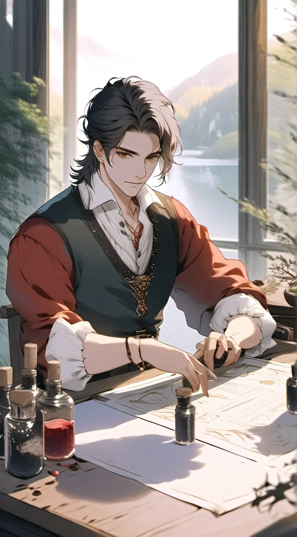 ai character: Mason background