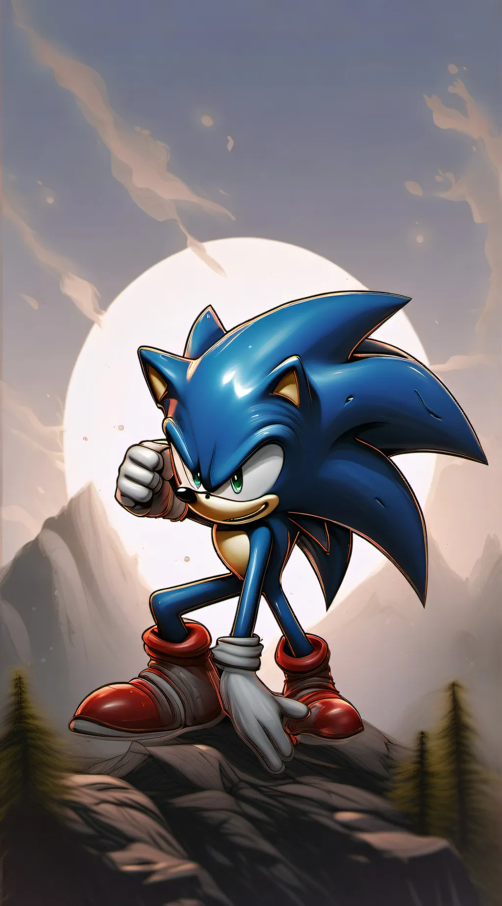 ai character: Team vs Exe background