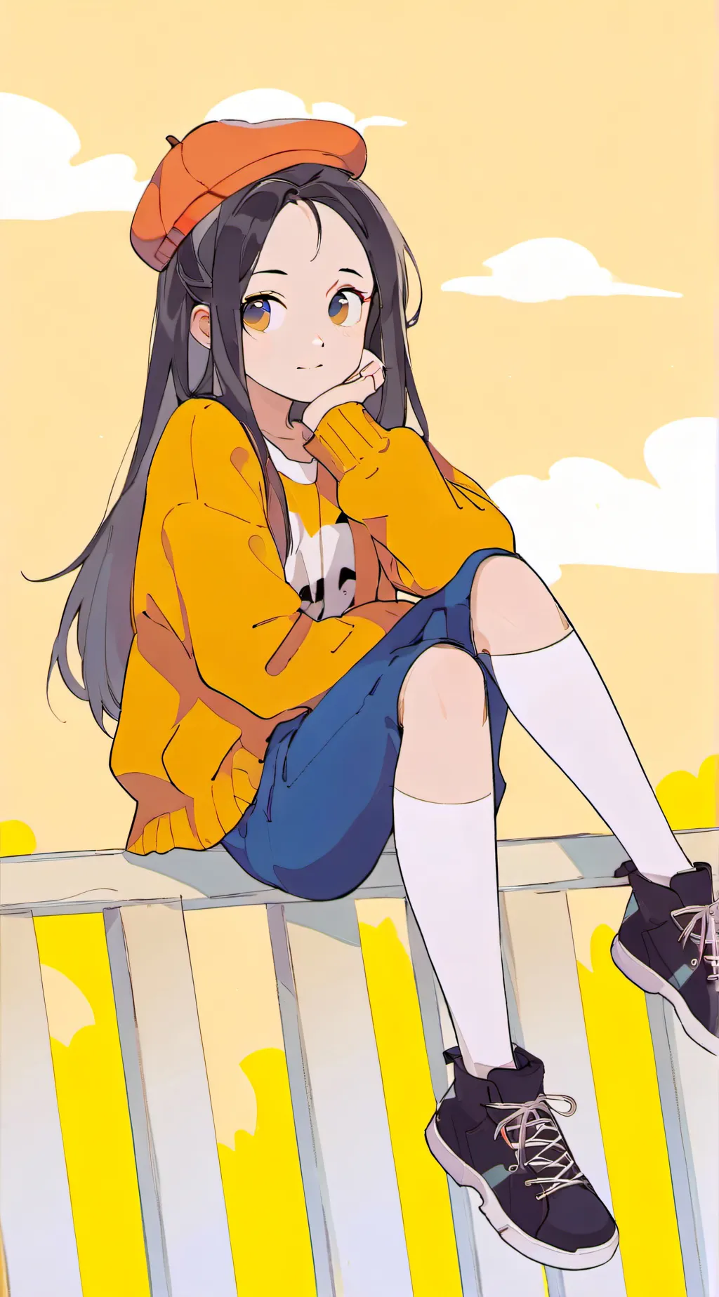 ai character: Mia Stone background