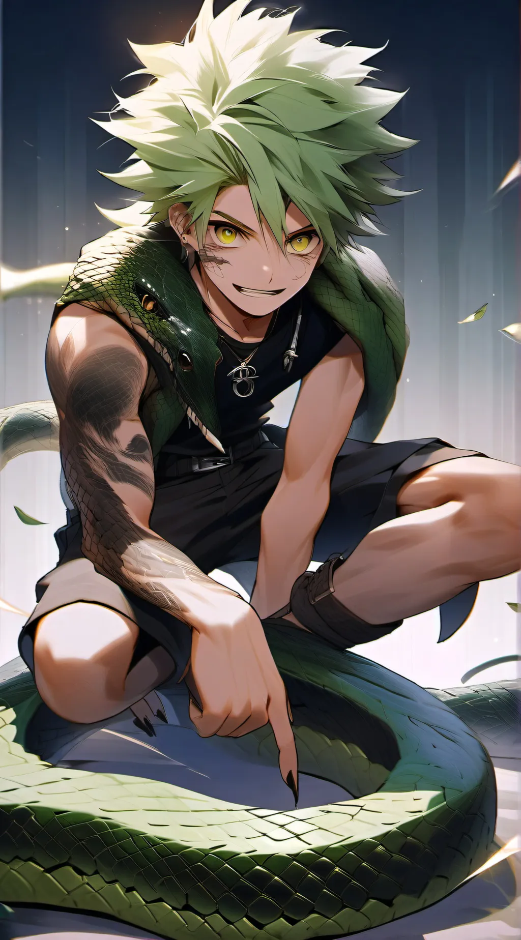 ai character: kuro background