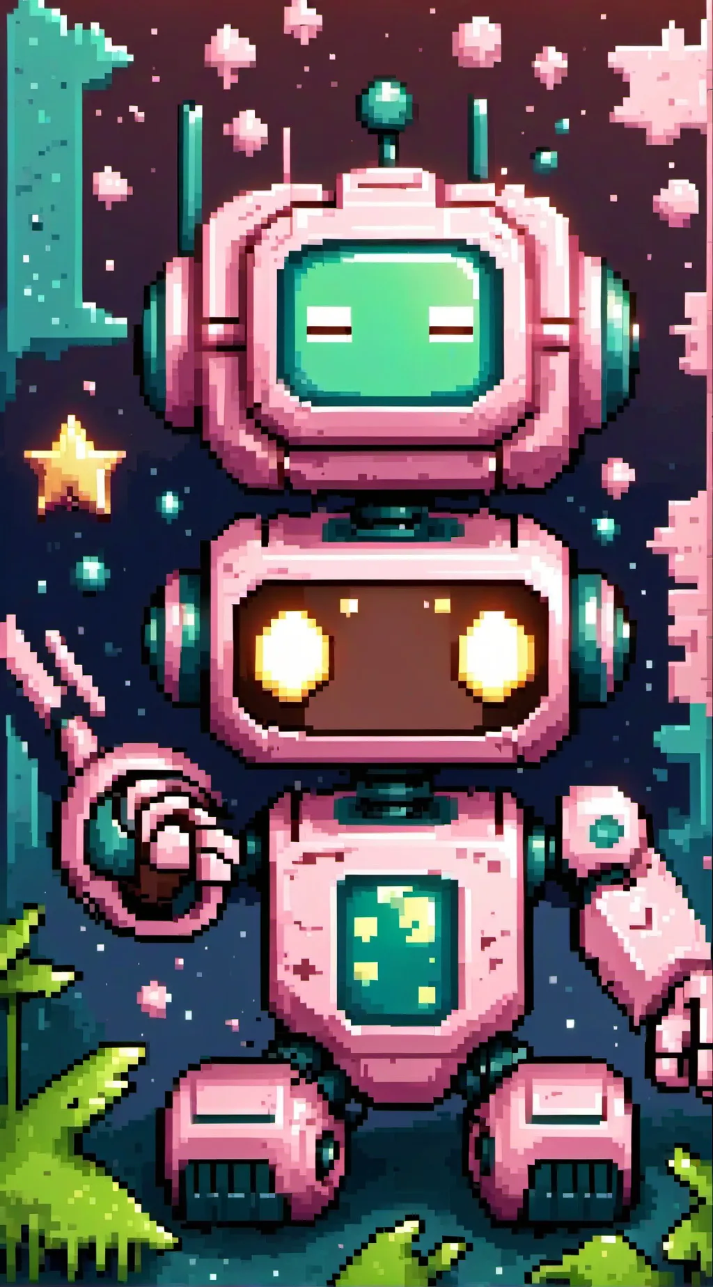 ai character: No Pain Bot background