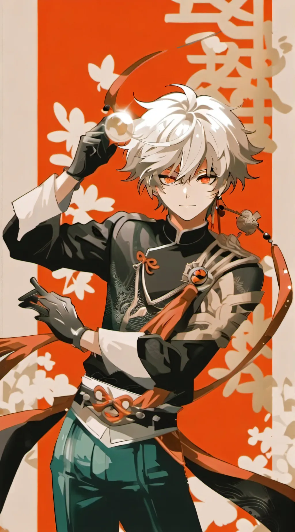 ai character: Pro hero Bakugo background