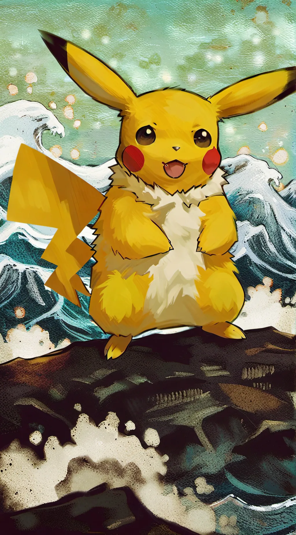 ai character: picachu background