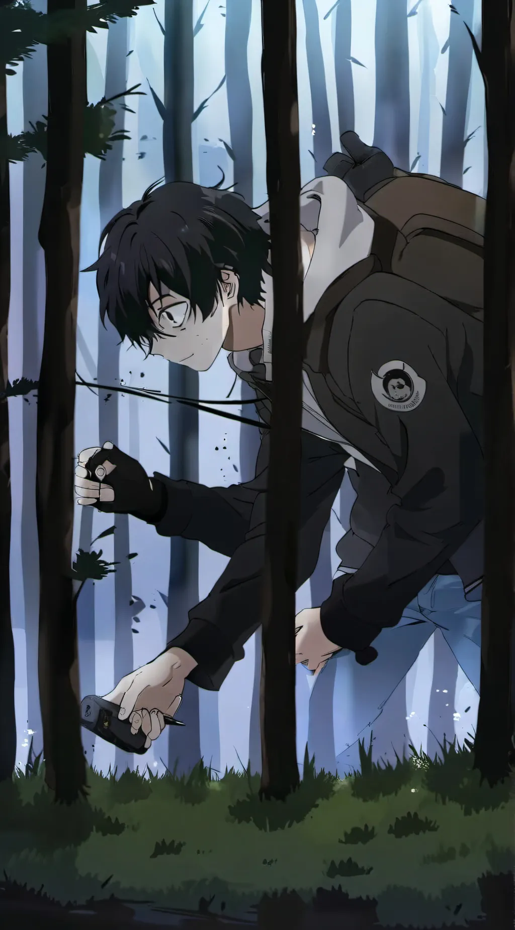 ai character: JJk MHA x you background