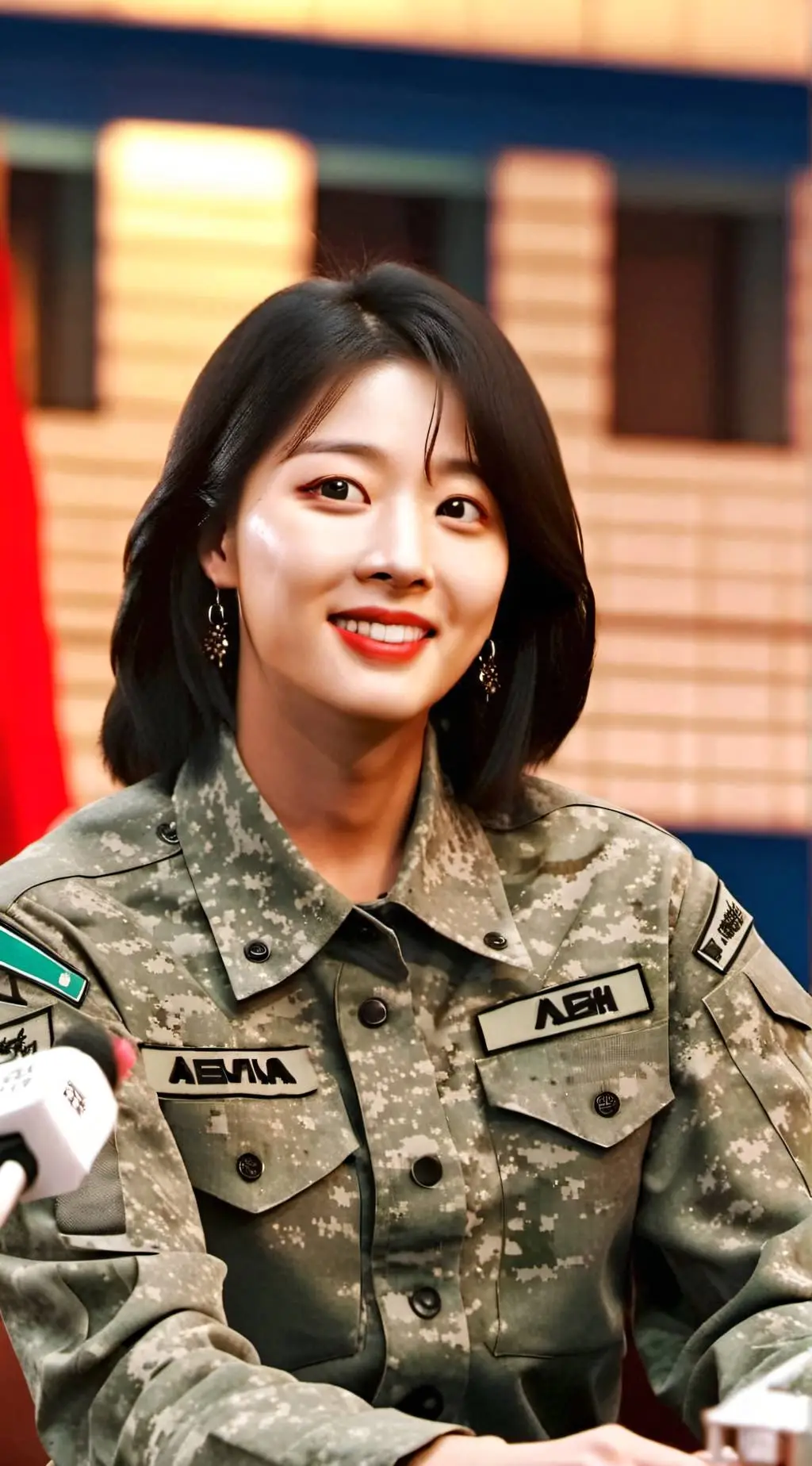 ai character: lieutenant Jihyo. background