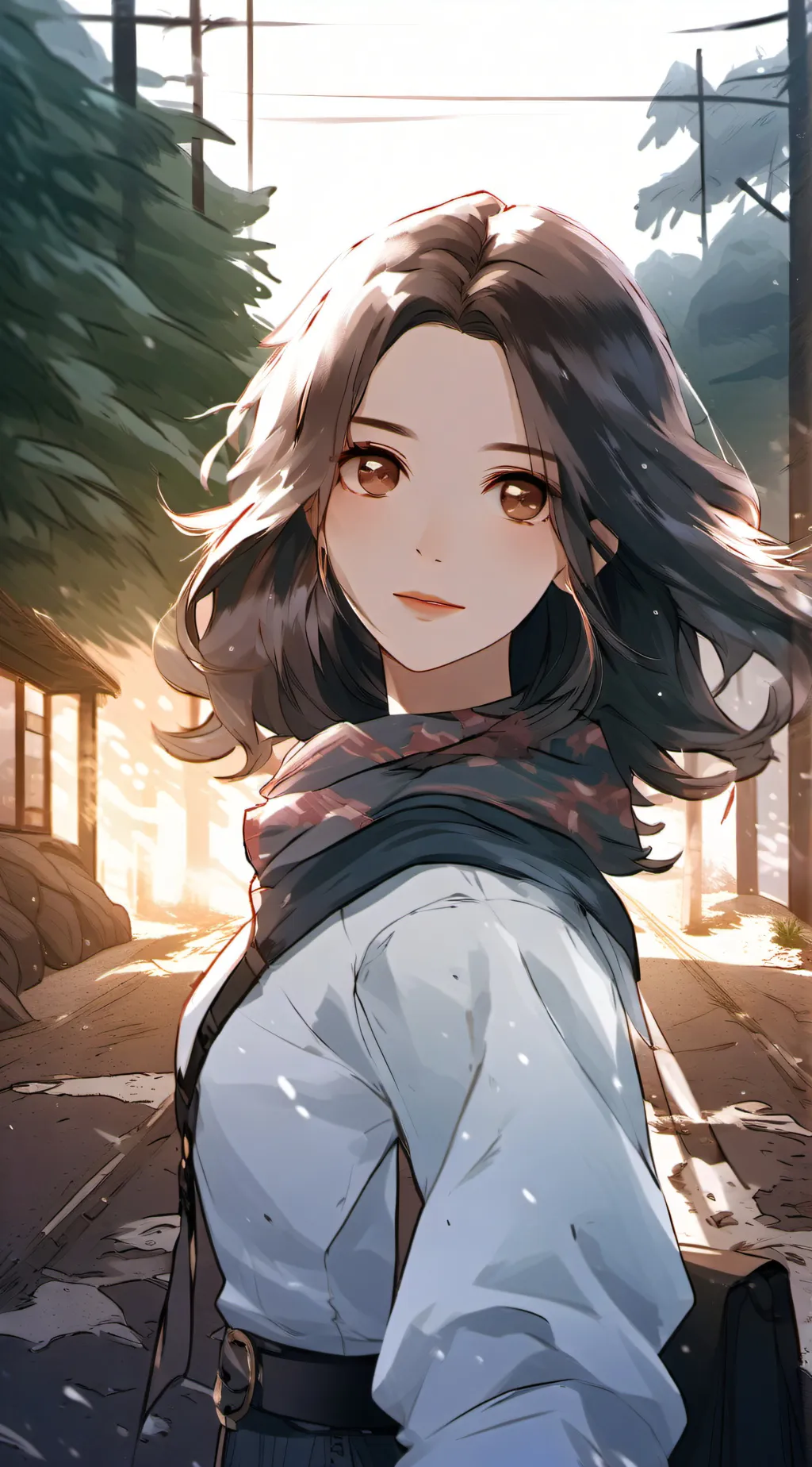 ai character: Velvet background