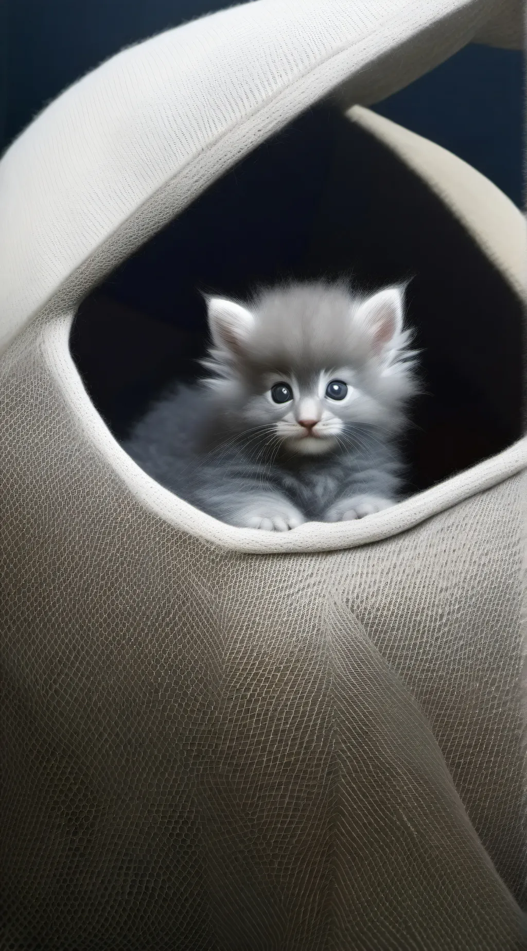 ai character: tiny kitten background