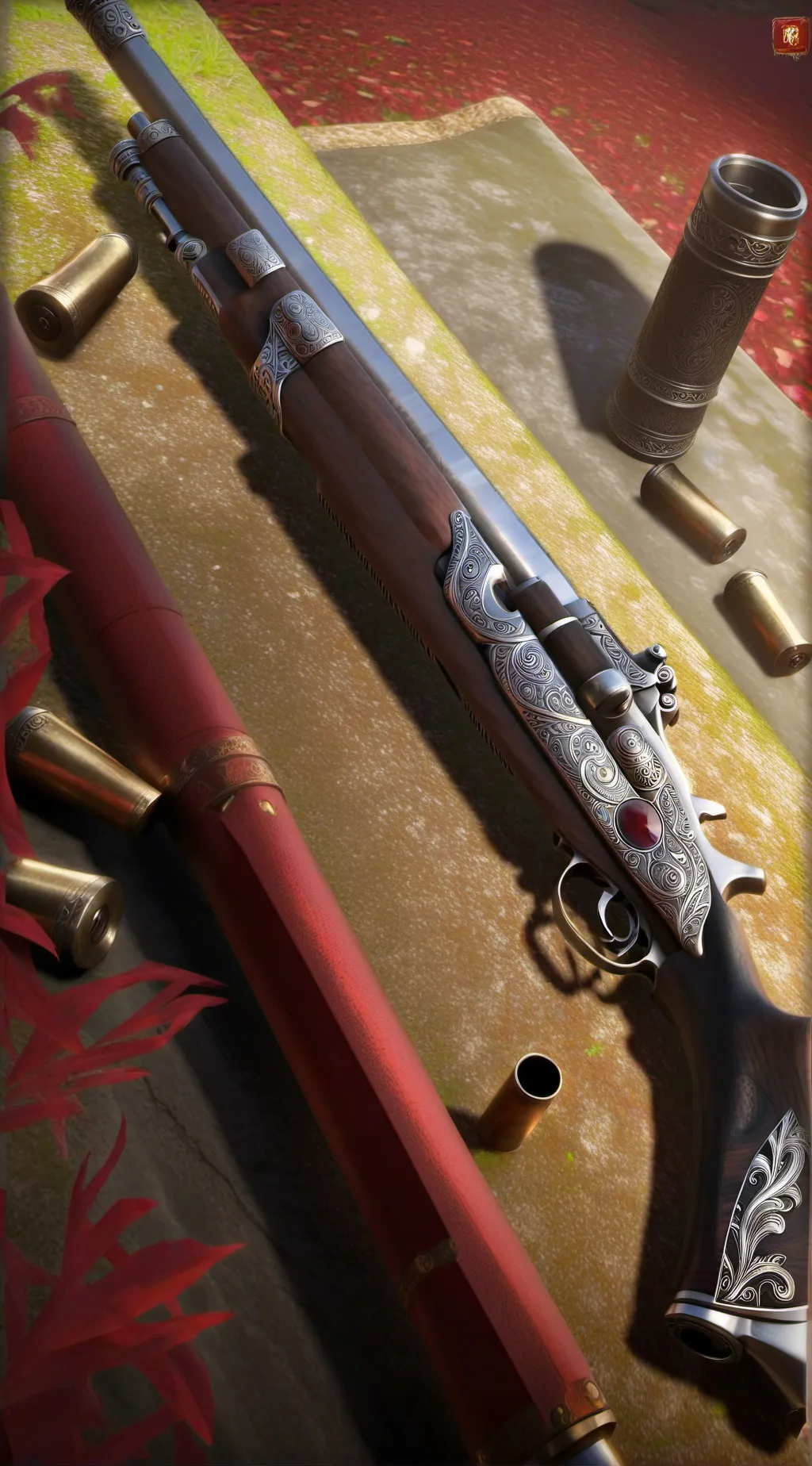 ai character: gun background