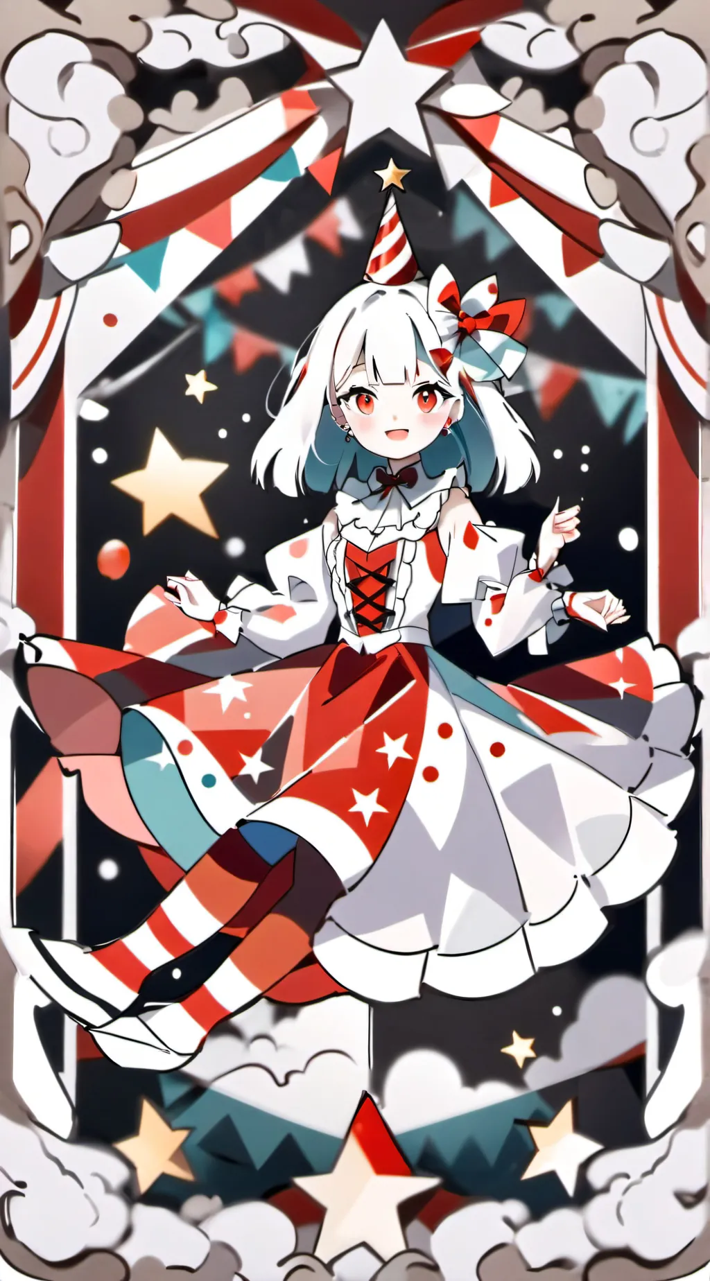 ai character: Circus time background