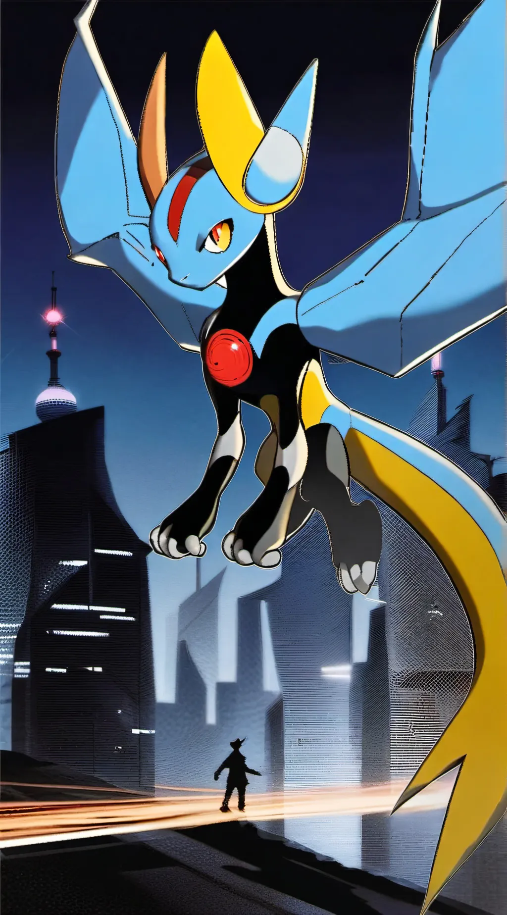 ai character: sky swooper😈 background