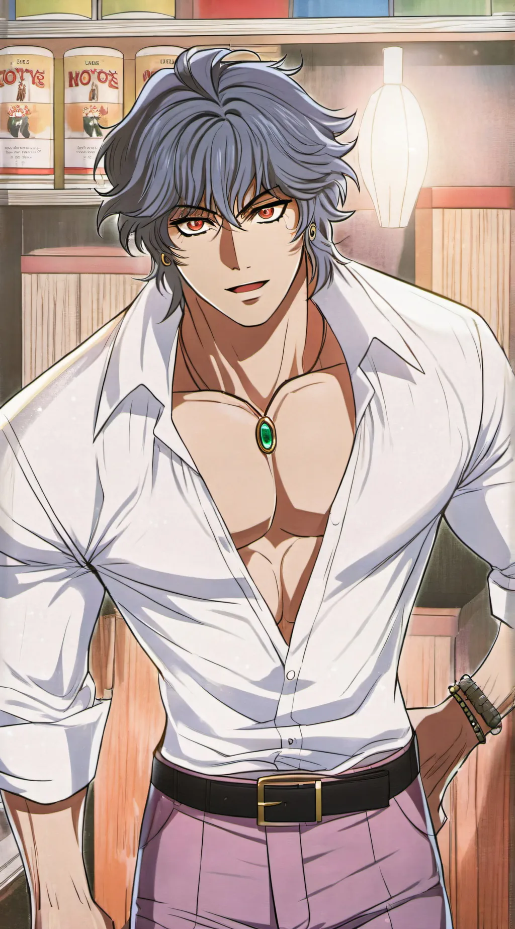 ai character: Kanji background