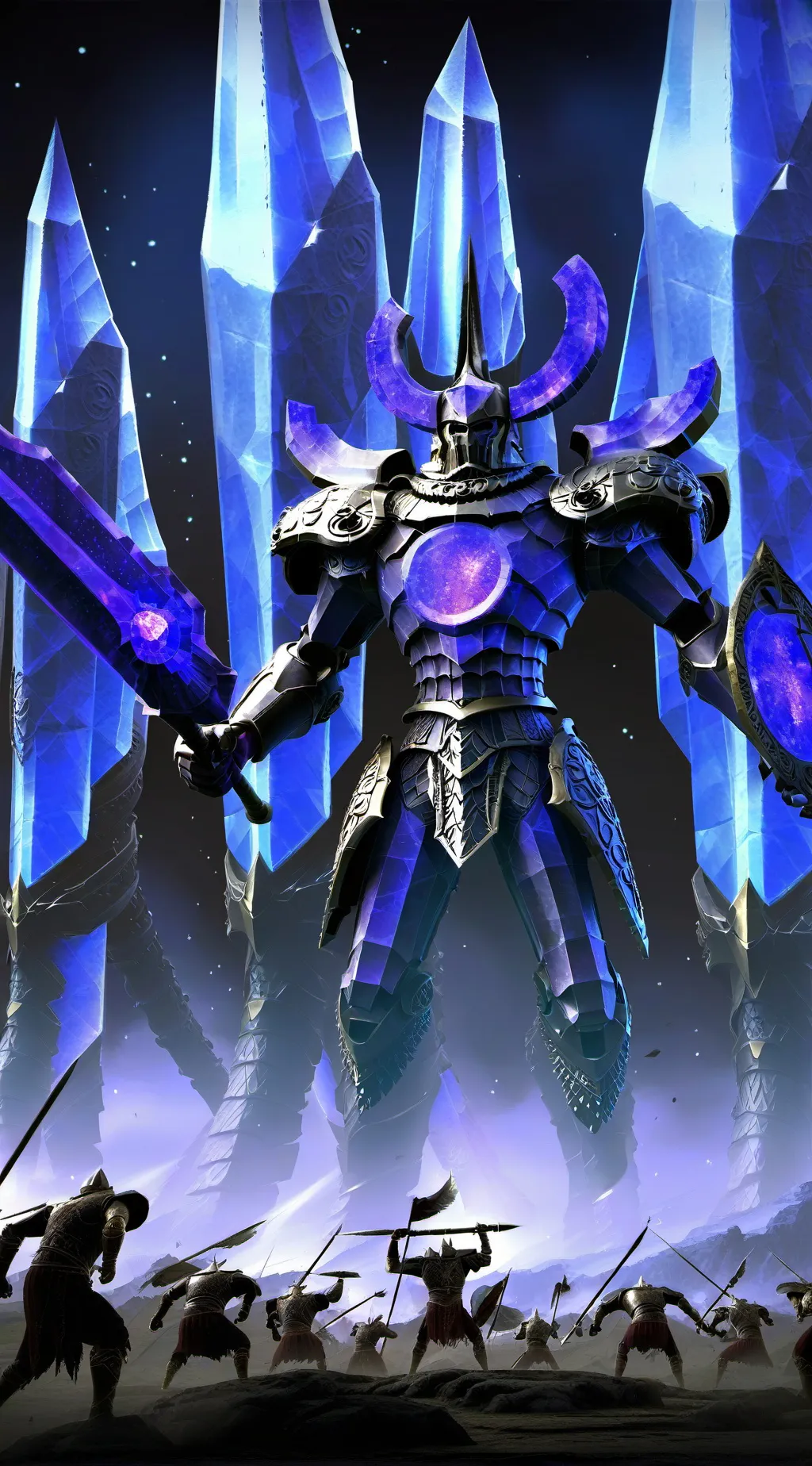 ai character: The Crystal Army background