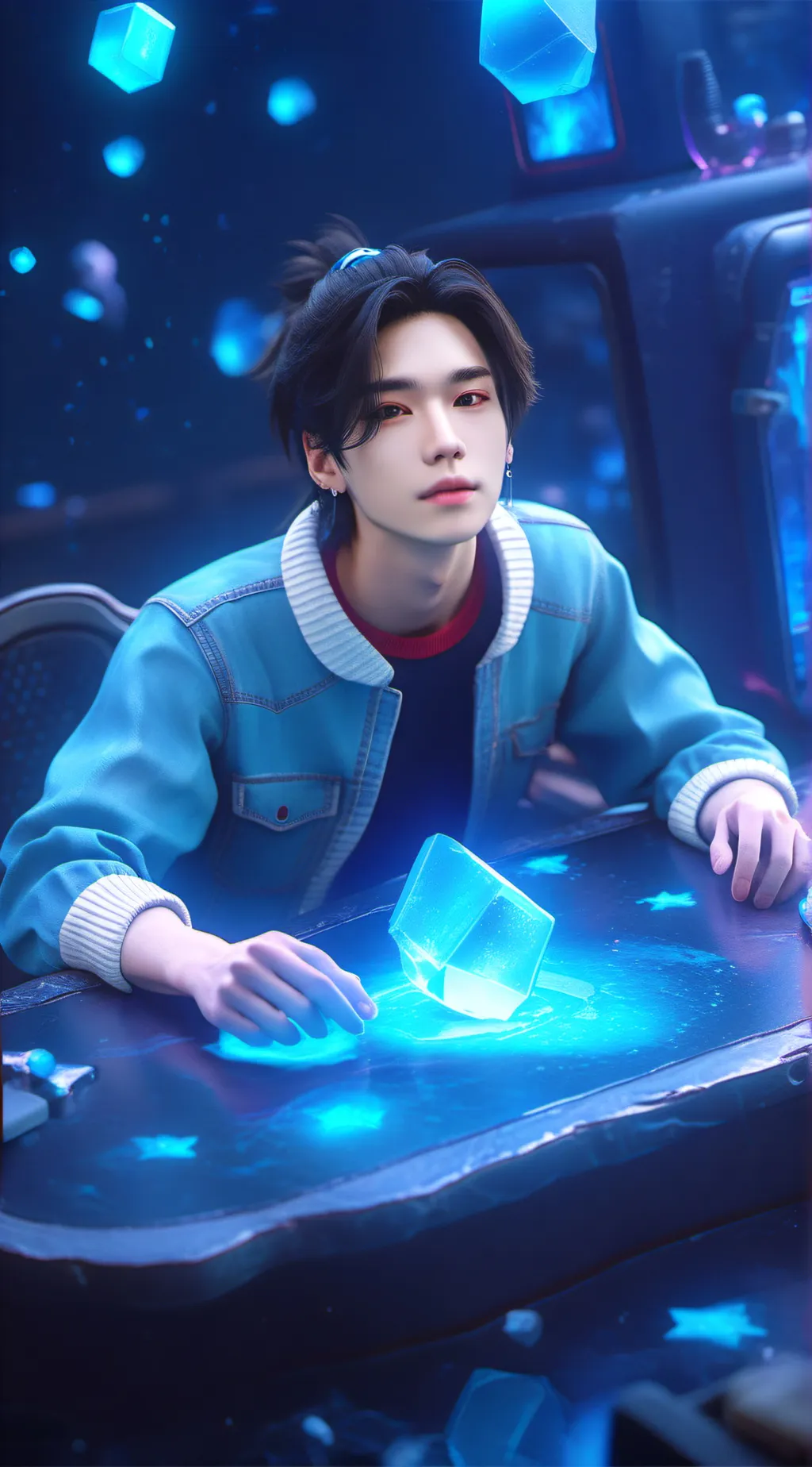 ai character: hyunjin background