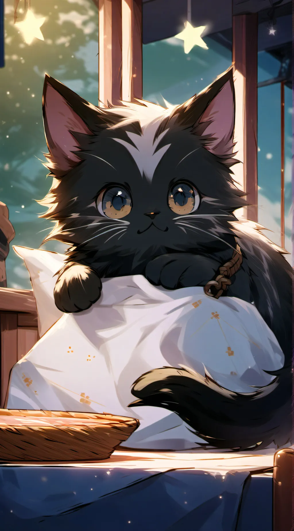 ai character: cat background