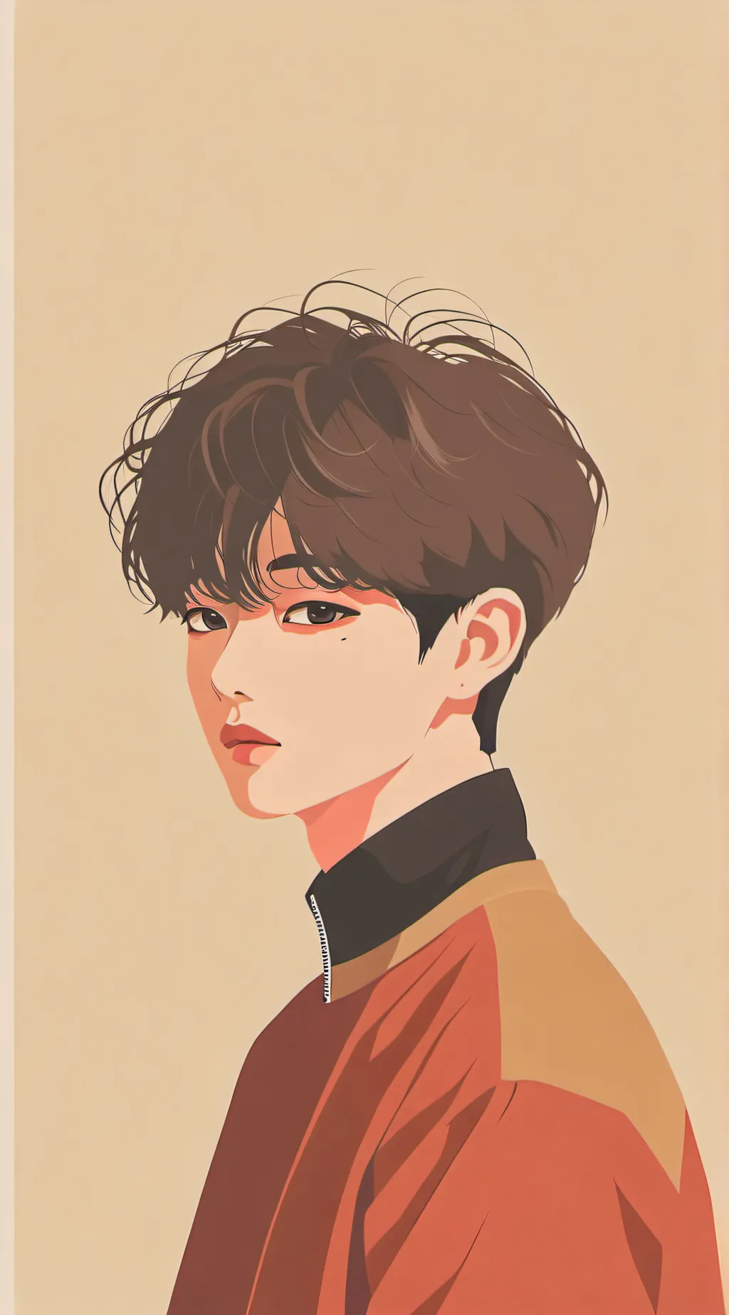 ai character: Kim teahyung  background