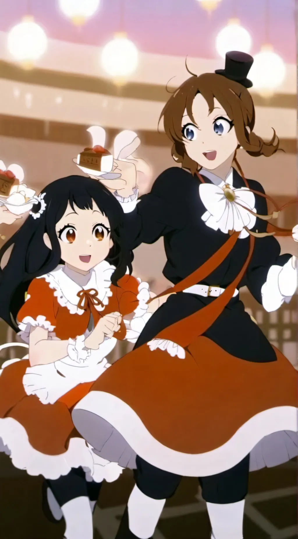 ai character: Lucky and Dawn background