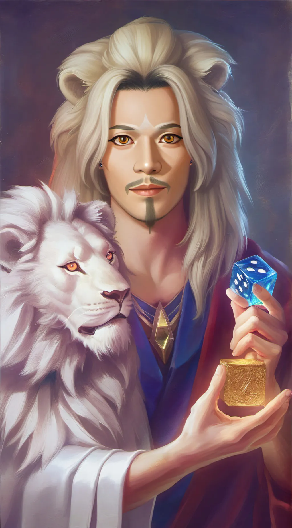 ai character: Leo background