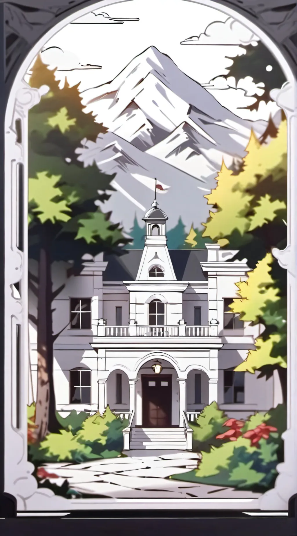 ai character: Kny school background