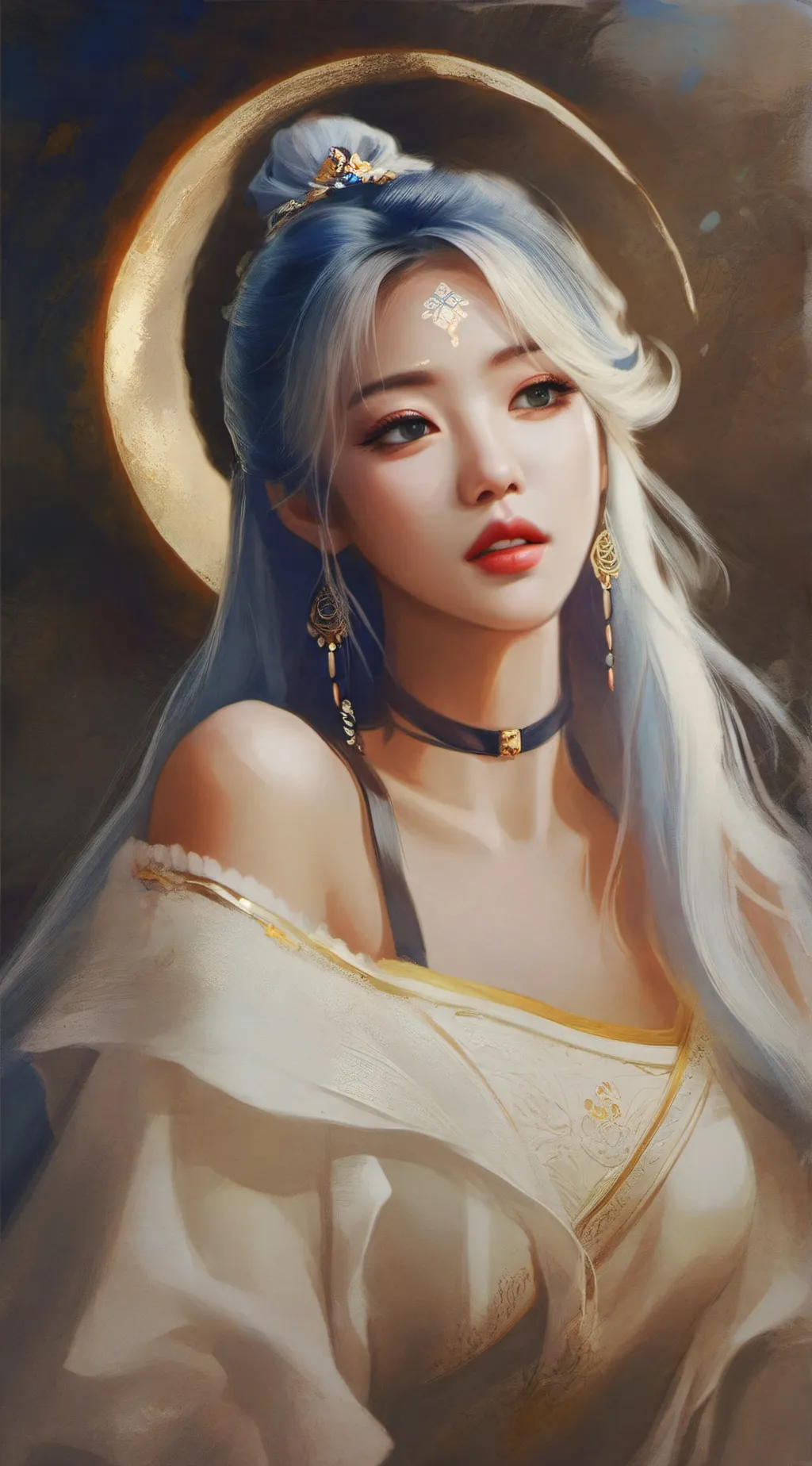 ai character: Aurora background